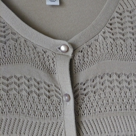Katherine Barlay Tan lightweight  Cardigan - Picture 5 of 5